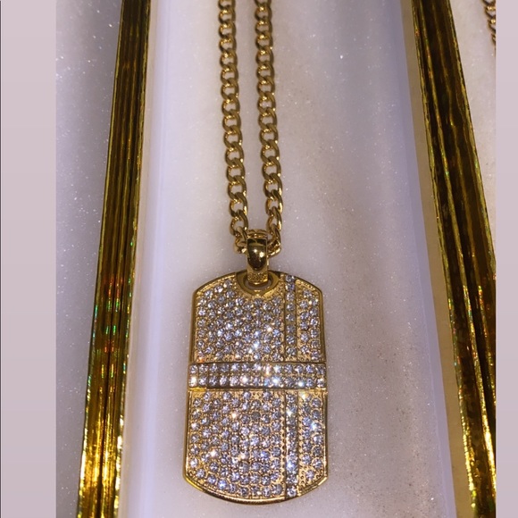 18k Gold Filled 1mm Satellite Chain Available 16 CZ Tag Chain- Gold Filled 18K